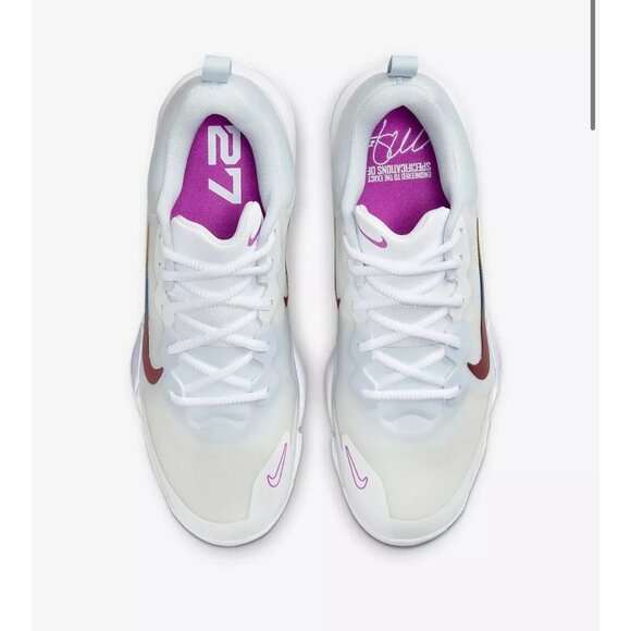 Nike Mens Force Zoom Trout 9 Pro Metal Baseball Cleats White Multicolor Size 13 - Picture 3 of 9